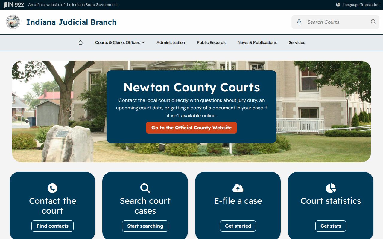 Newton County bench warrant court directory route